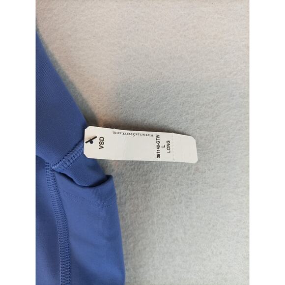 Victoria's Secret Sport Womens High Waisted Leggings Sz L Long Periwinkle Blue - Picture 6 of 11